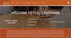 Desktop Screenshot of exactflooring.co.za