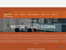 Tablet Screenshot of exactflooring.co.za